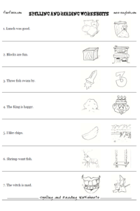 reading worksheets for kids